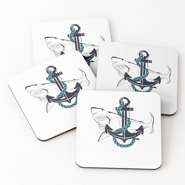 Item preview, shark and anchor  designed and sold by bahaa8719.
