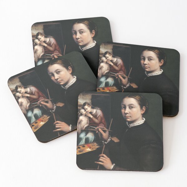 Item preview, Sofonisba "Self Portrait at the Easel" designed and sold by atlababe.