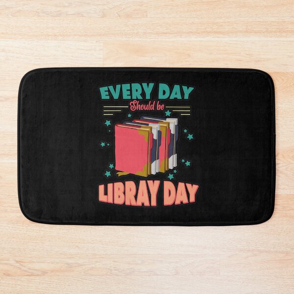 Item preview, Everyday Should Be Library Day - Books and Coffee designed and sold by tinypurpleland.