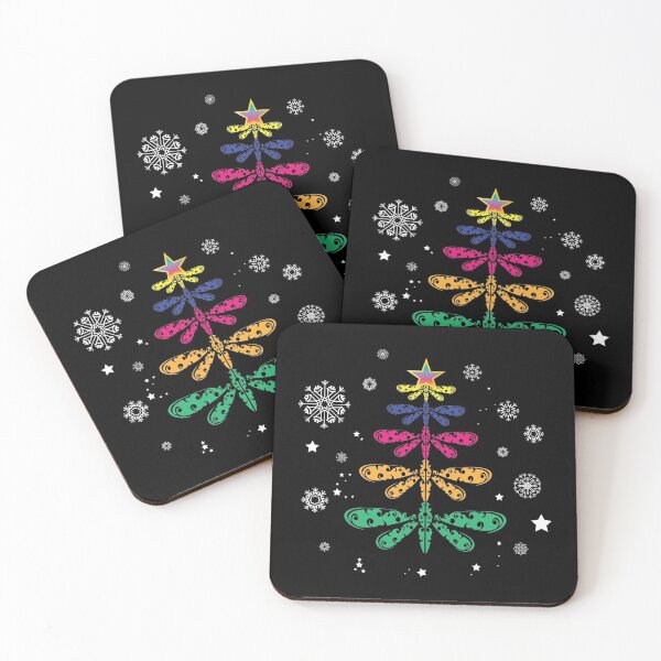 Item preview, Christmas insect Lover Xmas Dragonfly Christmas tree designed and sold by TheMattDesigns.