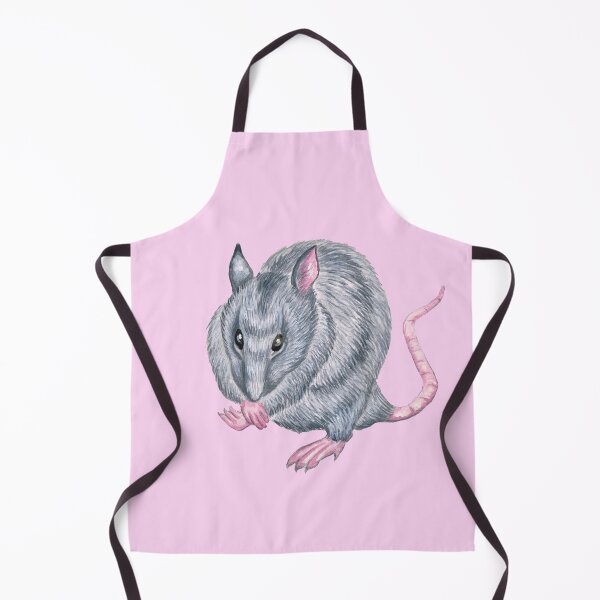 Artikelvorschau, Blaue Ratte (rosa Hintergrund) entworfen und verkauft von mindgoop.