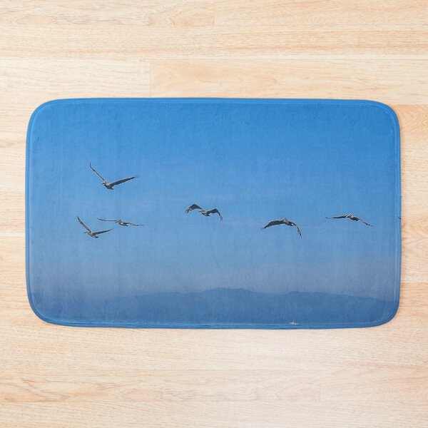 Item preview, Flocks of Flying Pelicans Ocean designed and sold by cool-merch.