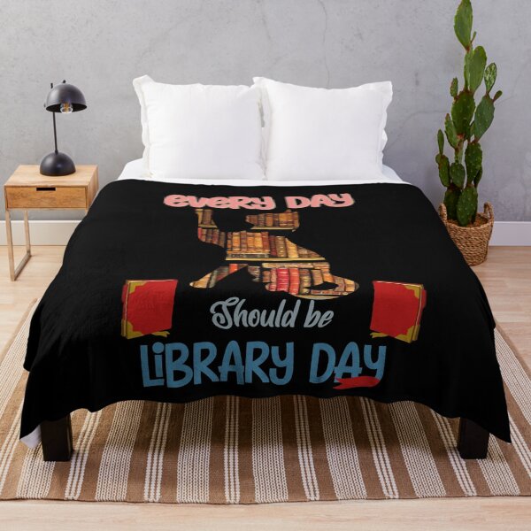 Item preview, Everyday Should Be Library Day - Books and Coffee designed and sold by tinypurpleland.
