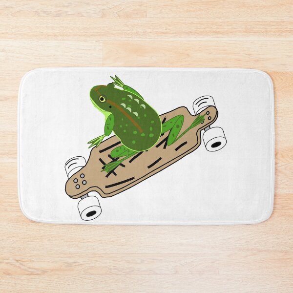 Item preview, Frog on a Skateboard Standing designed and sold by Graykat.