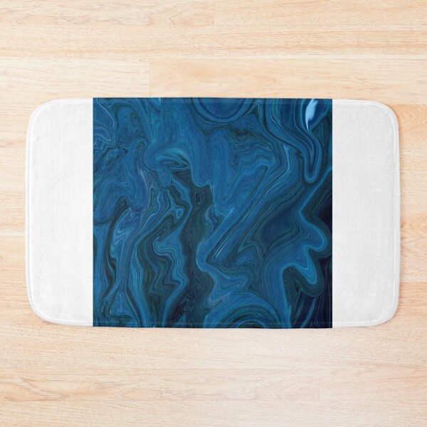 Item preview, Abstract Colorful liquid marbling art - dark blue sunset  designed and sold by Butterfly-Dream.