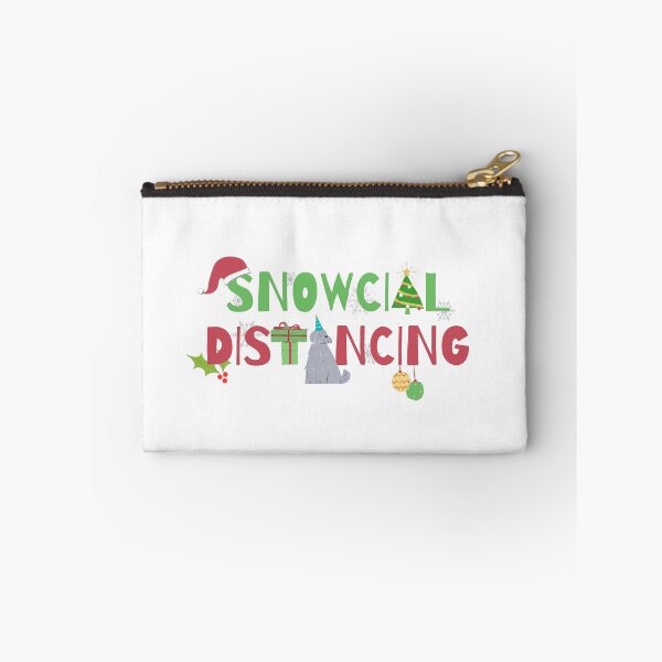 Item preview, Snowcial Distancing Funny & Cute White designed and sold by fantasticpud.