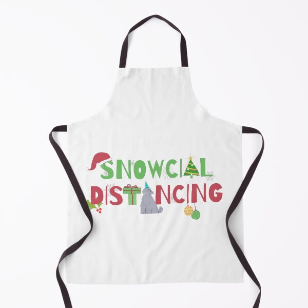 Item preview, Snowcial Distancing Funny & Cute White designed and sold by fantasticpud.