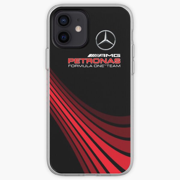 Red Vortex Mercedes AMG Petronas F1 iPhone Soft Case