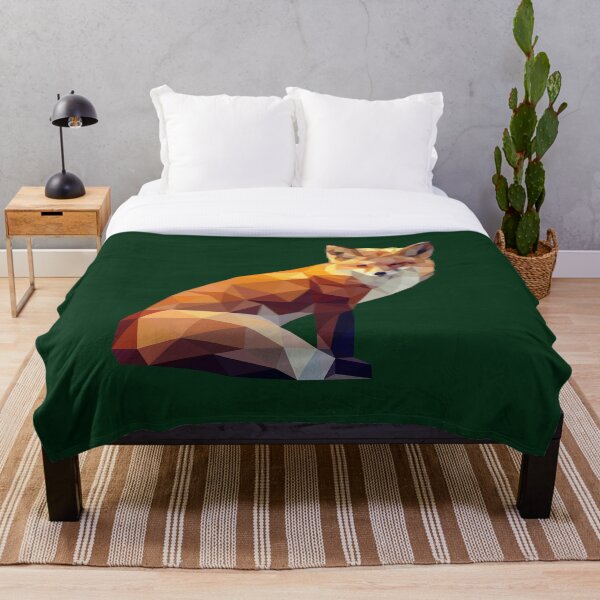 Aperçu de l'œuvre Renard géométrique créée et vendue par Vectoraw.