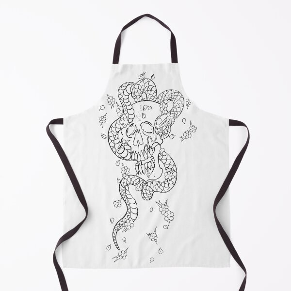 Item preview, Skull and snake designed and sold by Jan Moat.