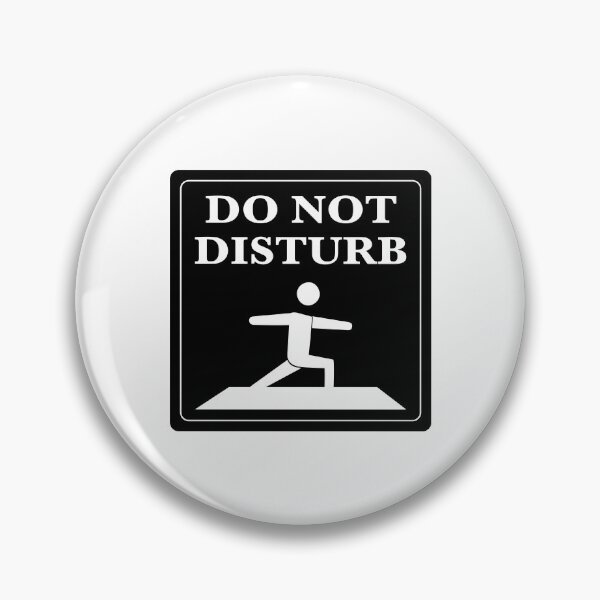 Item preview, Do not disturb yoga practice designed and sold by Ashtangayogairl.
