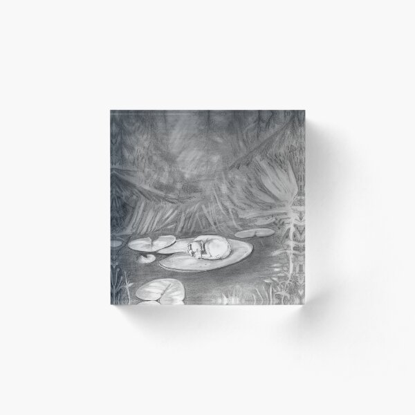 Sleeping dog Acrylic Block