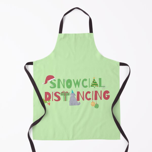 Item preview, Snowcial Distancing Funny & Cute Green designed and sold by fantasticpud.