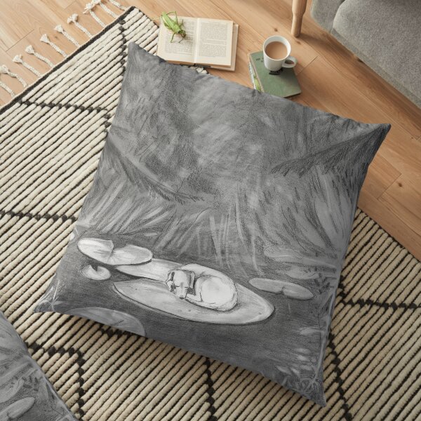 Sleeping dog Floor Pillow