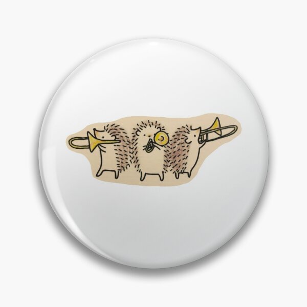 Item preview, Hedgehogs on trombone designed and sold by apdoyle.