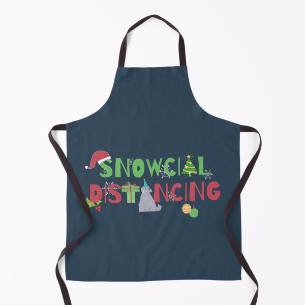 Item preview, Snowcial Distancing Funny & Cute Blue designed and sold by fantasticpud.