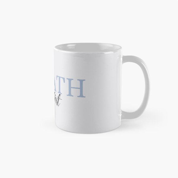 Item preview, Breath comes first typography in blue and black color designed and sold by Abbara.