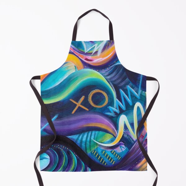 Item preview, XO - Colorful Abstract contemporary Painting by Linda Sholberg designed and sold by Linda Sholberg.
