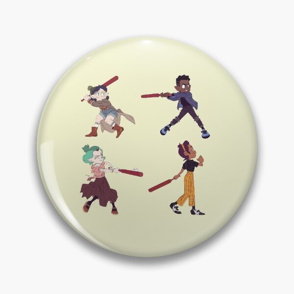 Item preview, The Owl House: Willow, Gus, Amity, and Luz (baseball) designed and sold by shirimacen.