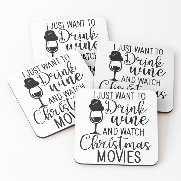 Item preview, I just want to drink wine and watch Christmas designed and sold by Paul's Designs.