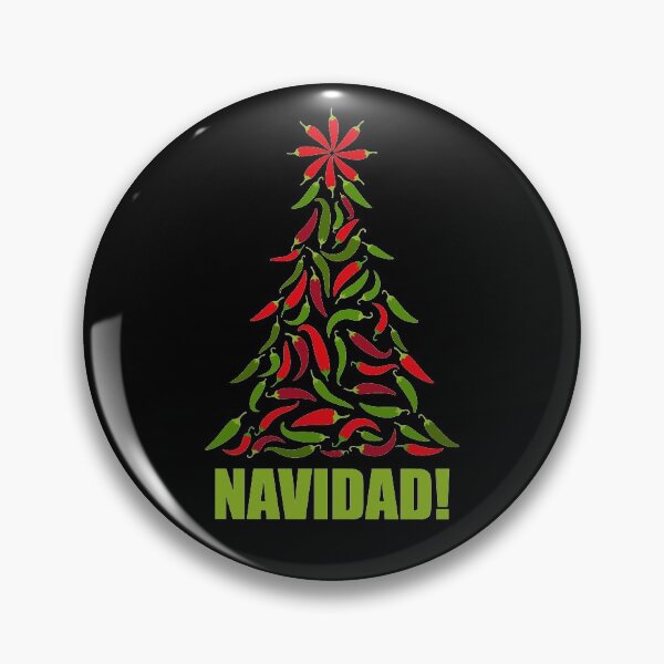 Item preview, Red and Green Chile Navidad Tree designed and sold by Normandie Rainwater.