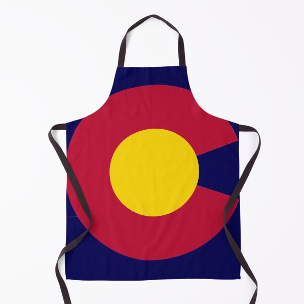 Item preview, colorado flag pattern mask designed and sold by Hungry Hungry Buffalo.