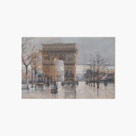 Arc de Triomphe Paris France Travel Advertisement Poster Eugène Galien-Laloue 