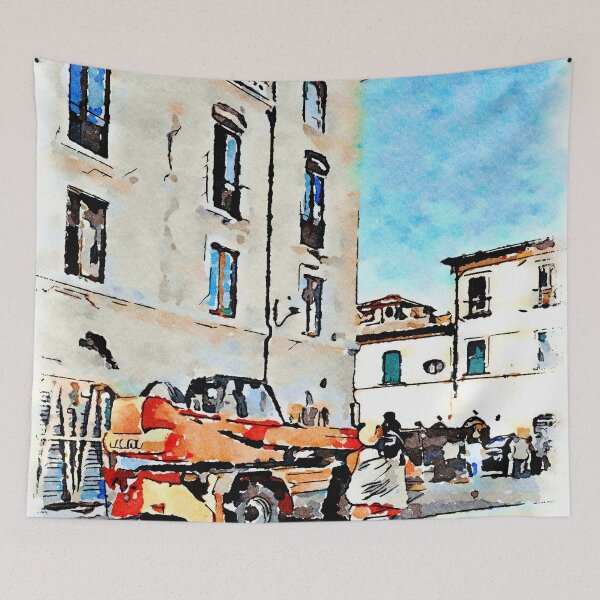 Item preview, L'Aquila: damaged building and construction machine designed and sold by Giuseppe Cocco.