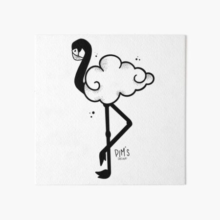 Flamingo Tattoo Wall Art for Sale