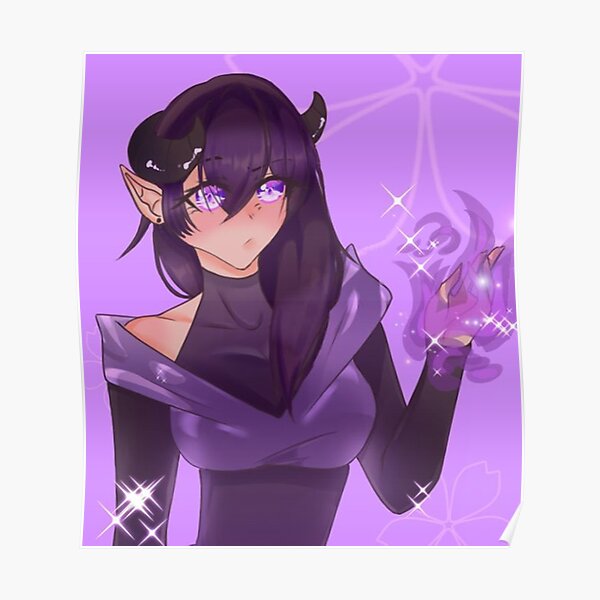 Aphmau Purple Girl Poster