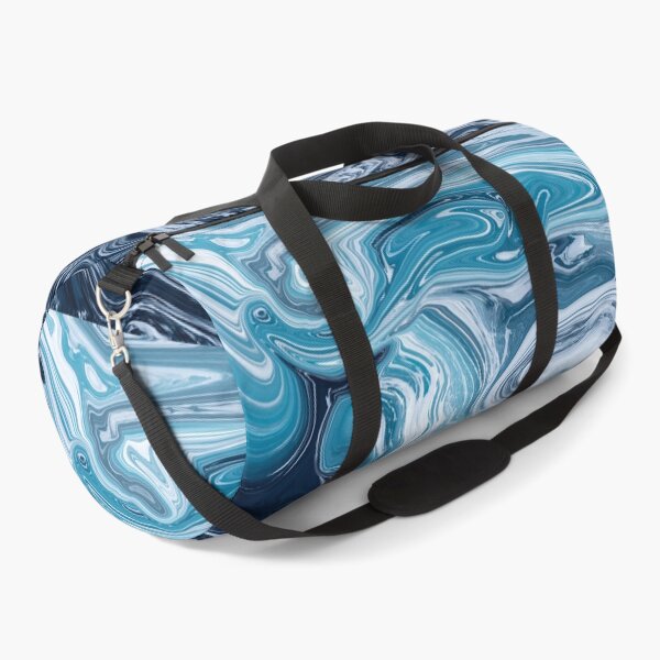 Item preview, Abstract Colorful ocean liquid marbling art - light blue expression designed and sold by Butterfly-Dream.