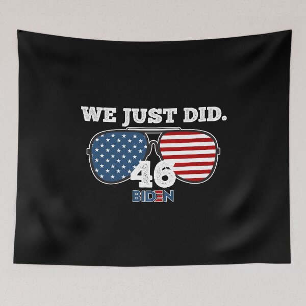 Item preview, We Just Did 46 Celebration Of 46th President - Sunglasses Themed American Flag designed and sold by LifeQuotes.