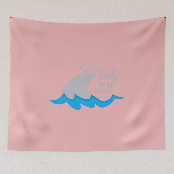 Item preview, Pink crazy shark lady designed and sold by saposzer.