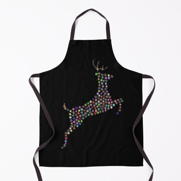 Item preview, Cute Christmas Deer Silhouette Hunting snowflakes Gift designed and sold by Linery Brand.
