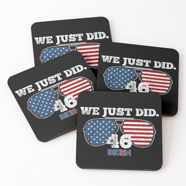 Item preview, We Just Did 46 Celebration Of 46th President - Sunglasses Themed American Flag designed and sold by LifeQuotes.