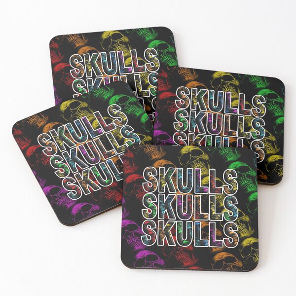 Item preview, Skulls, Skulls, Skulls designed and sold by wimblettdesigns.