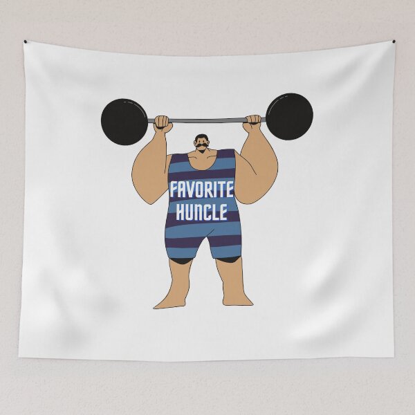 Item preview, Huncle Hunk Uncle Funny Design designed and sold by fantasticpud.