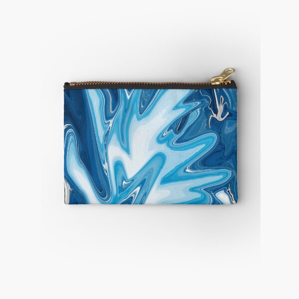 Item preview, Abstract Colorful ocean liquid marbling art - light blue expression designed and sold by Butterfly-Dream.