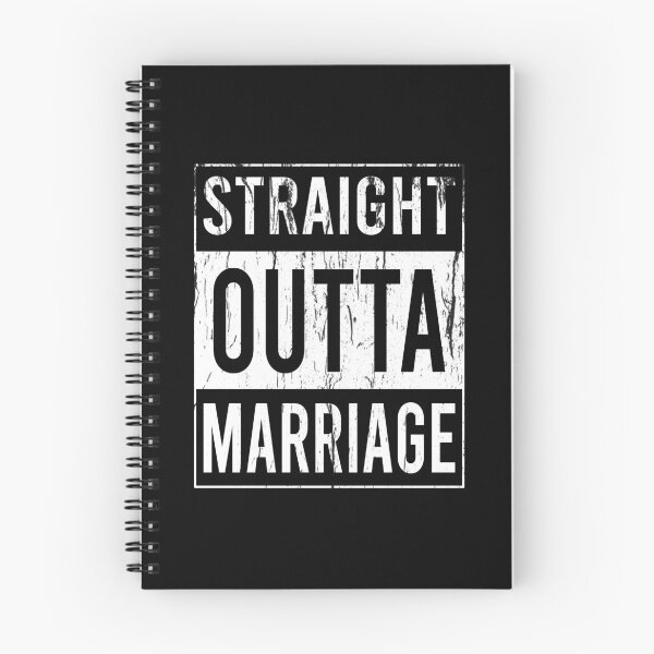 Item preview, Regalo de fiesta de divorcio divertido de Straight Outta Marriage designed and sold by GCFULLA.