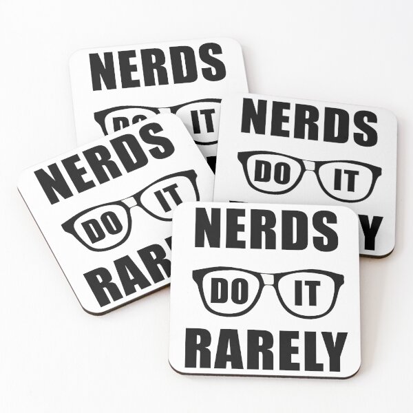Item preview, NERDS DO It RARELY Nerdy Funny Graphic For Nerds and Geeks designed and sold by FreedomTree.