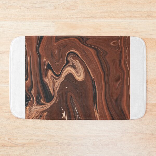 Item preview, Abstract Colorful Cofee liquid marbling art - light Cappuccino expression designed and sold by Butterfly-Dream.