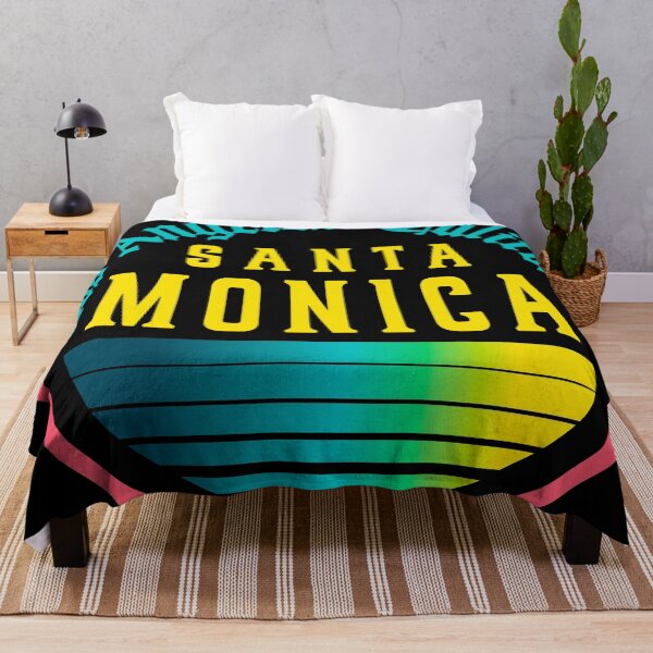 Item preview, Santa Monica sign or stamp on white background, vector illustration designed and sold by kamui7mx.