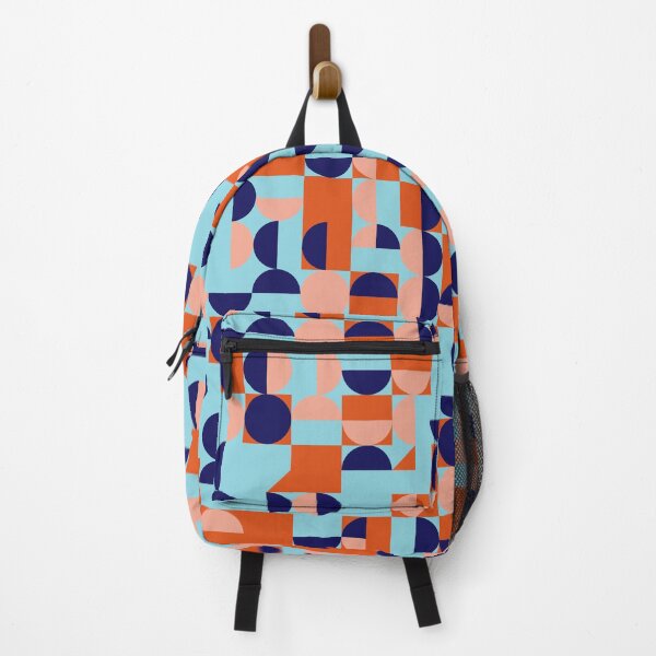 Item preview, Modernist Pattern (blue and orange) designed and sold by kelsicus.