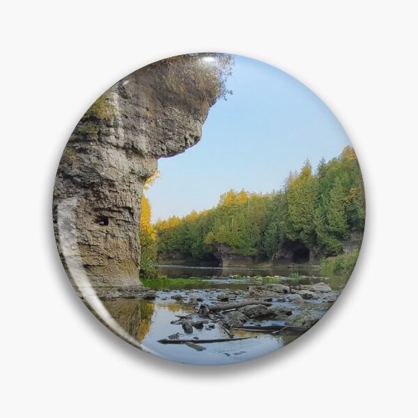 Item preview, Elora Gorge river cliff rock designed and sold by Horiphic.