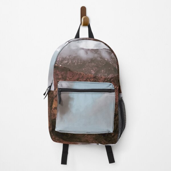 Item preview, View from the hiking trail with mountain view and blue cloudy sky to Hollywood sign Los Angeles California USA designed and sold by Mrvell.