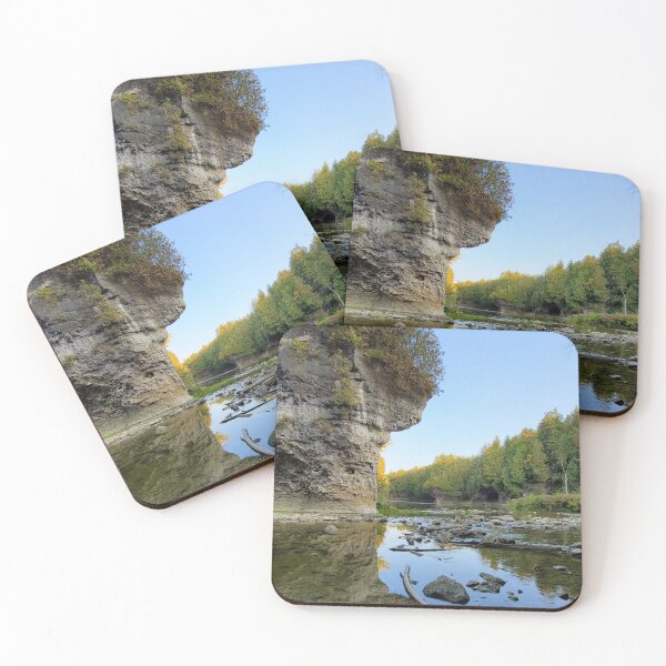 Item preview, Elora Gorge river cliff rock designed and sold by Horiphic.