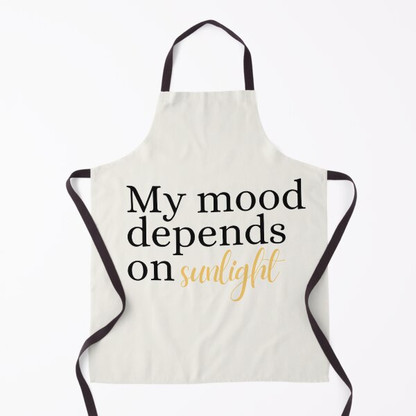 Item preview, My mood depends on the sunshine typography designed and sold by Abbara.