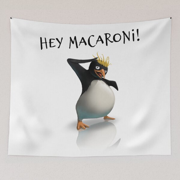 Item preview, Hey Macaroni Penguin designed and sold by gwndesign.