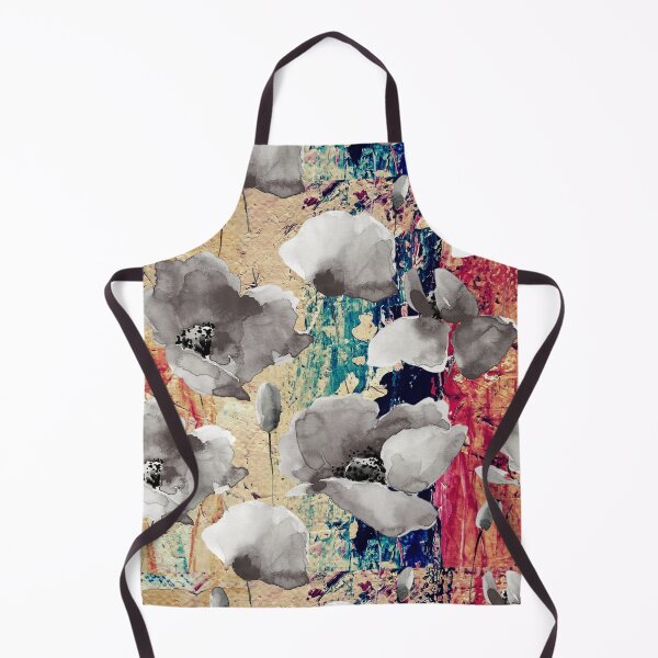 Item preview, abstract oriental poppy pattern designed and sold by whitedove457.