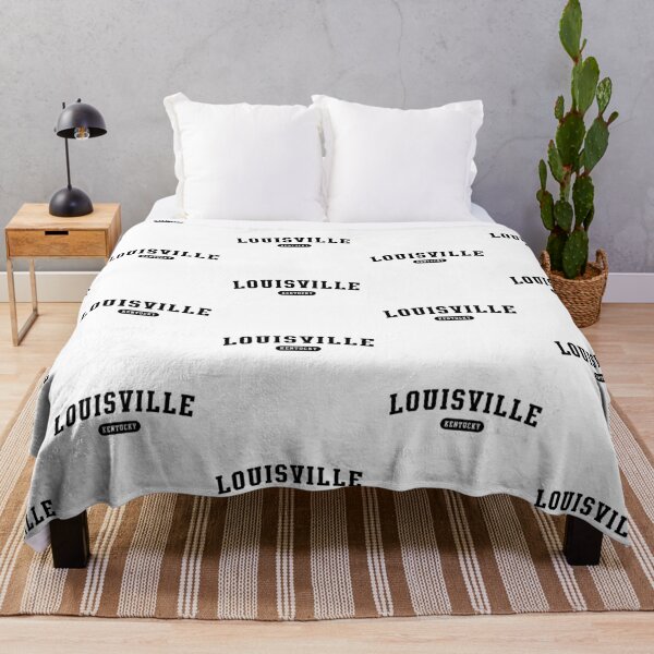 Louisville Skyline at Sunset - Kentucky Fleece Blanket